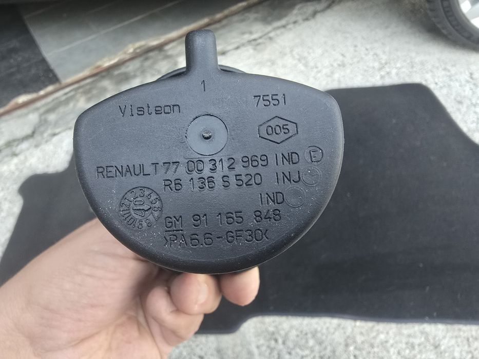 Tapete renault e cinzeiro