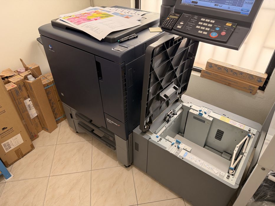 Konica Minolta bizhub PRO C1060L + gaveta alta capacidade | Produção profissional