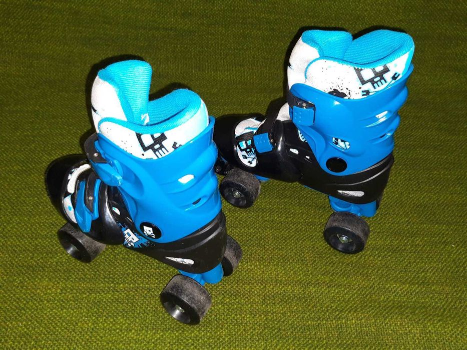 Крутые ролики No Fear Quad Skates Junior. Размер UK 1-4. 21,5см.Англия