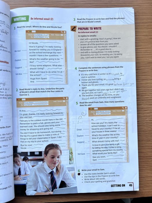 Manual e Caderno de Atividades de Inglês – 8.º Ano