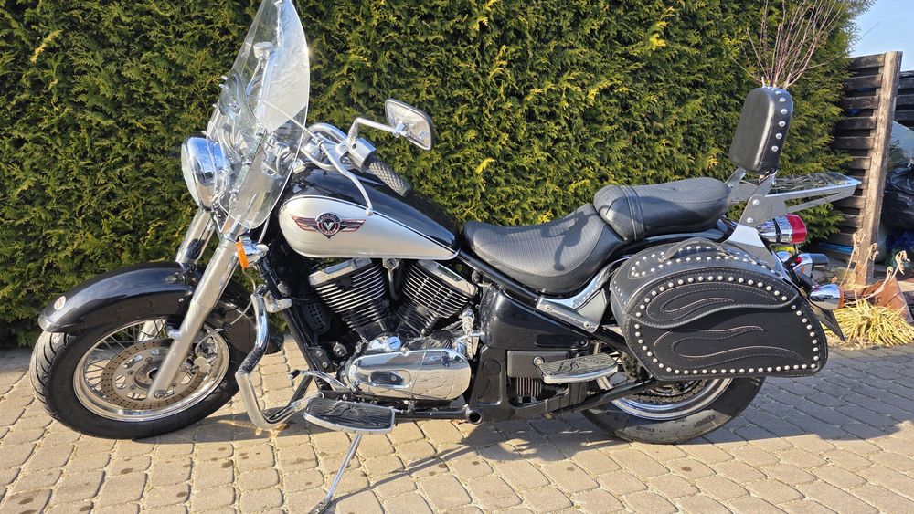 Kawasaki VN800 Vulcan Classic 1999r, piękny, nowe opony Cobra, dużo  dodatków. Po serwisie.
