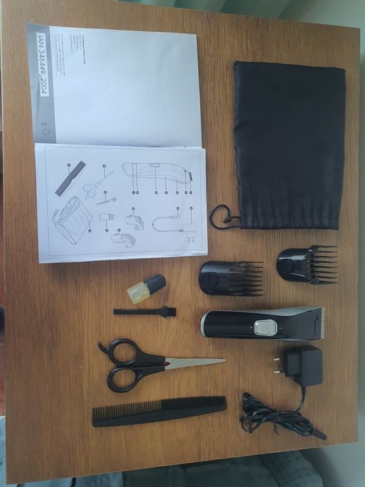Aparador cabelo e barba silvercrest kit completo