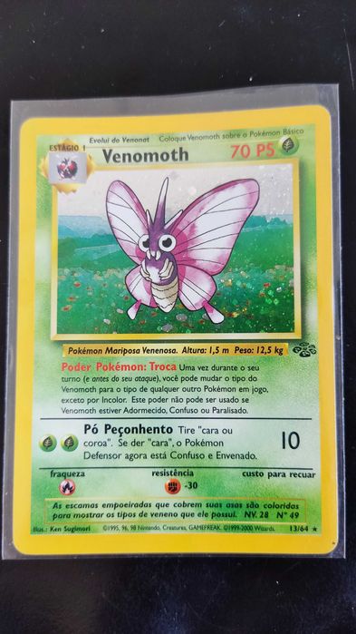 Carta Pokemon Venomoth Holo