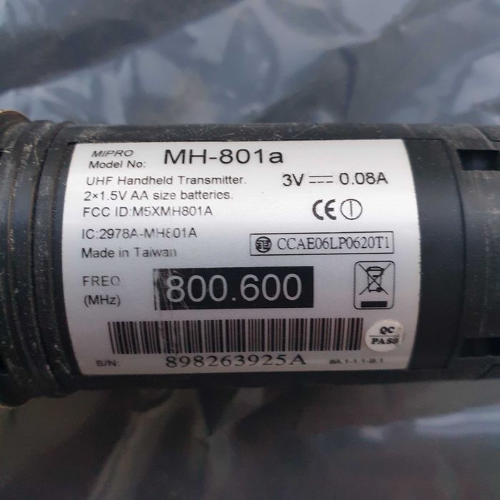 Радіомікрофони Mipro MR-823D Радіосистема