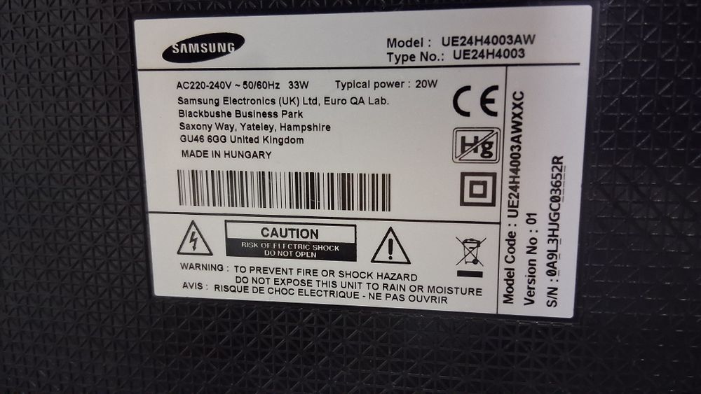 TV Samsung sem comando