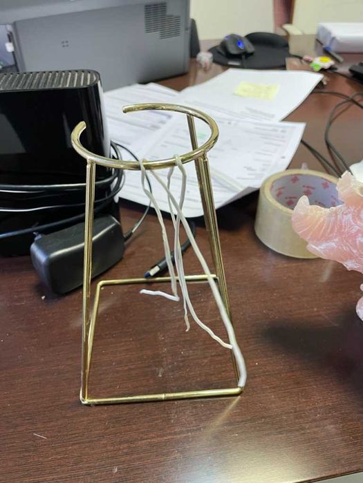 suporte dourado zara home