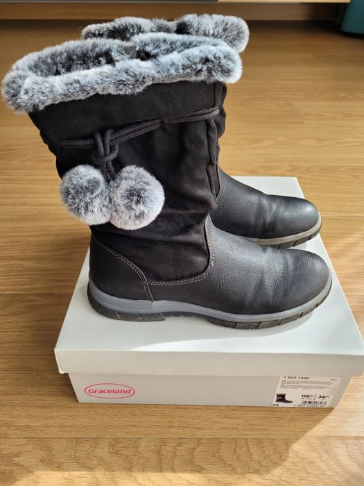 Kozaki dziewczęce rozmiar 34