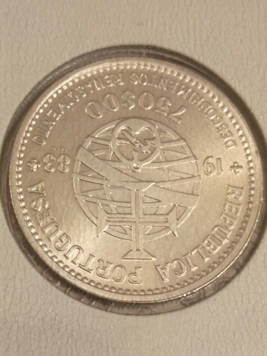 Colecção XVII Exposição 1983 - Prata - 3 moedas (500, 750 e 1000 escudos)