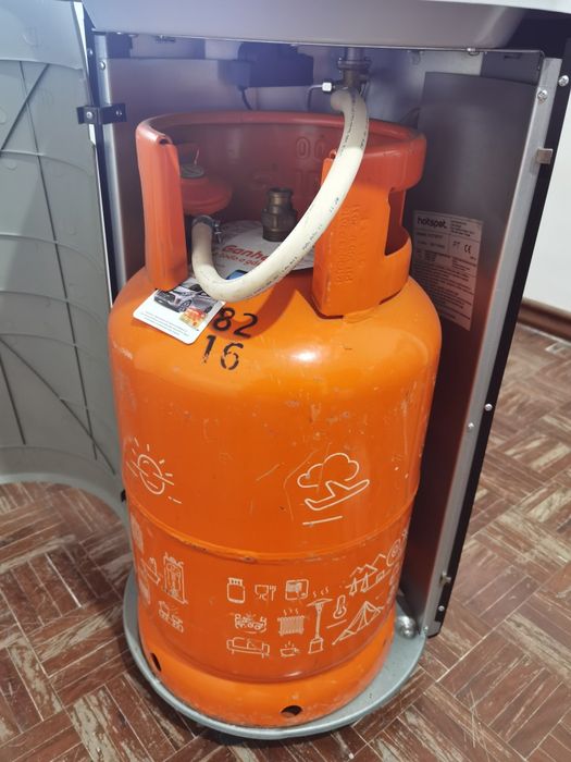 Interior Aquecedor a gás HOTSPOT GALP PRETO Laranja