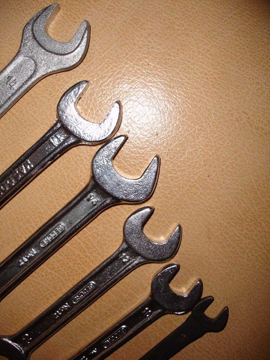 КЛЮЧІ гайкові ріжкові прямі від 5,5 до 14. НОВІ. Раритет USSR. Міцні.