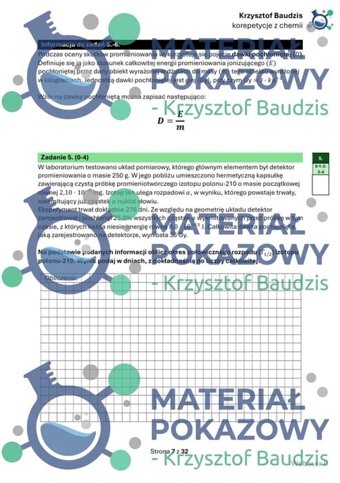 Korepetycje Chemia | Doświadczenia chemiczne | Matura 2027