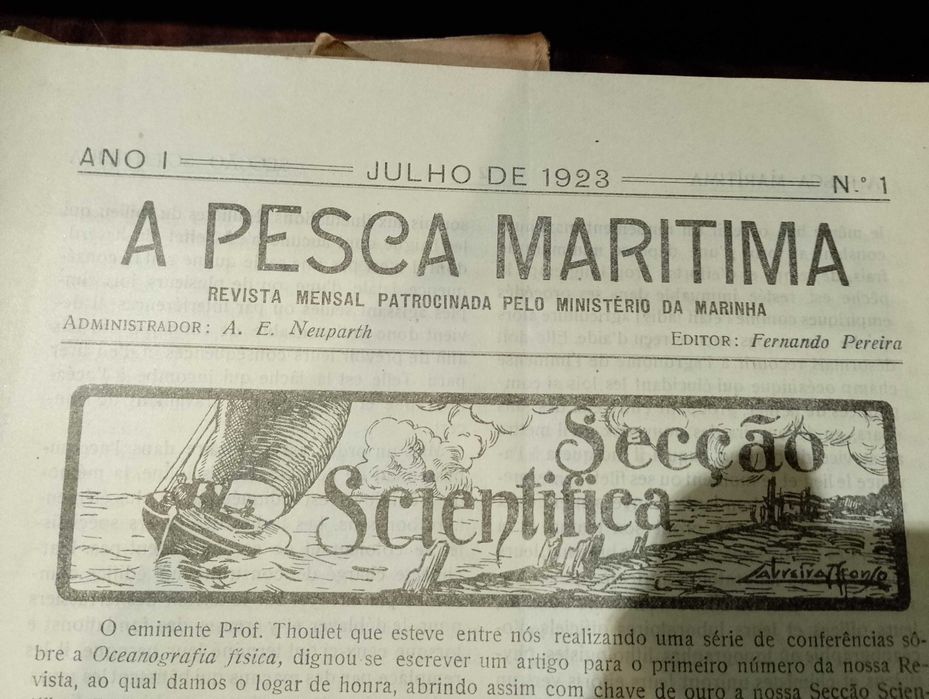 Revistas A Pesca Marítima 1923/24 - 11 unidades