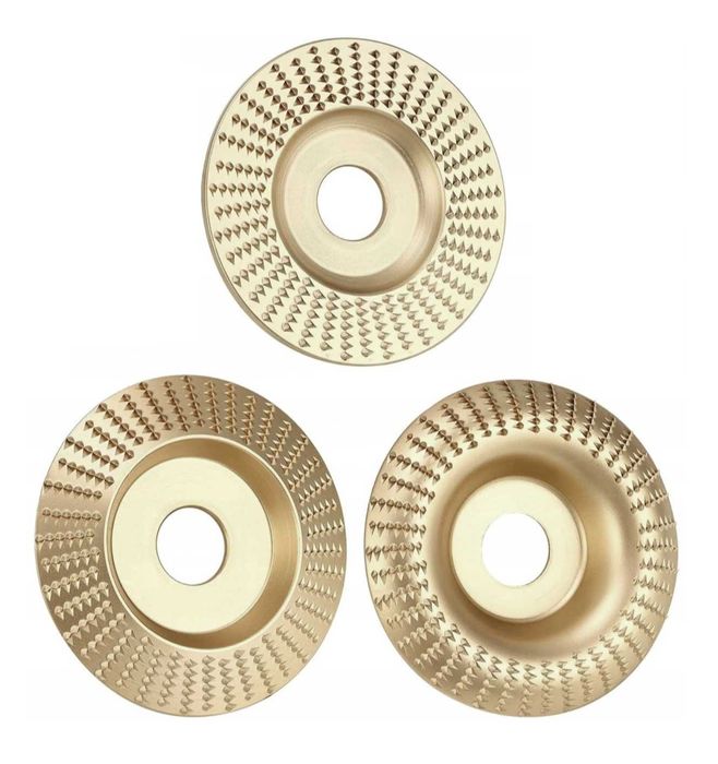 3x Tarcza Do Szlifowania Frez Do Drewna 125mm 22,2 Komplet Frez Tarnik