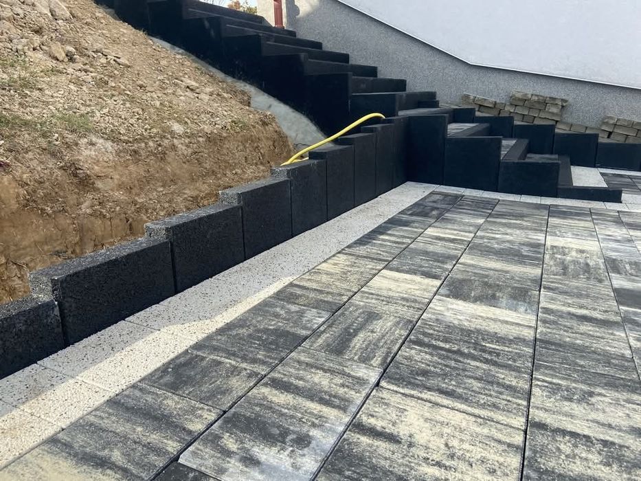 Brukarstwo Układanie kostki brukowej