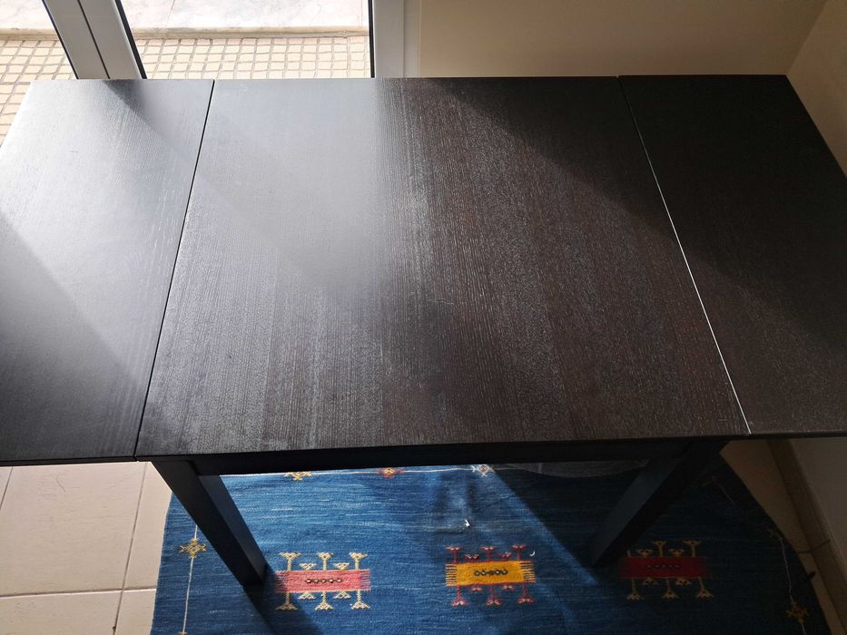 Conjunto mesa extensível + 4 cadeiras Ikea