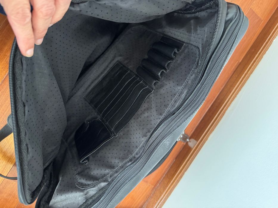 Bolsa executiva masculina de couro