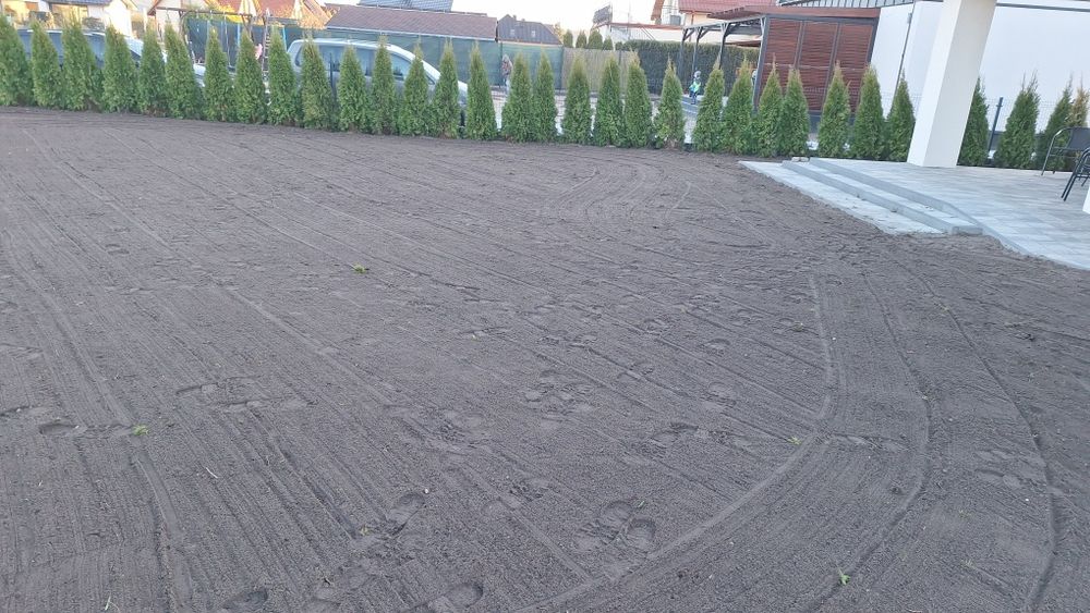 Ogrody,  prace ziemne Transport Kruszywa PiasekWywoz ziemi rębak do ga