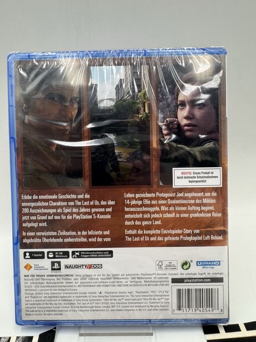 Nowa PL The Last Of Us Part 1 Ps5 Gwarancja