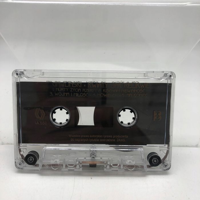 kaseta - gawliński - kwiaty jak relikwie polska muzyka