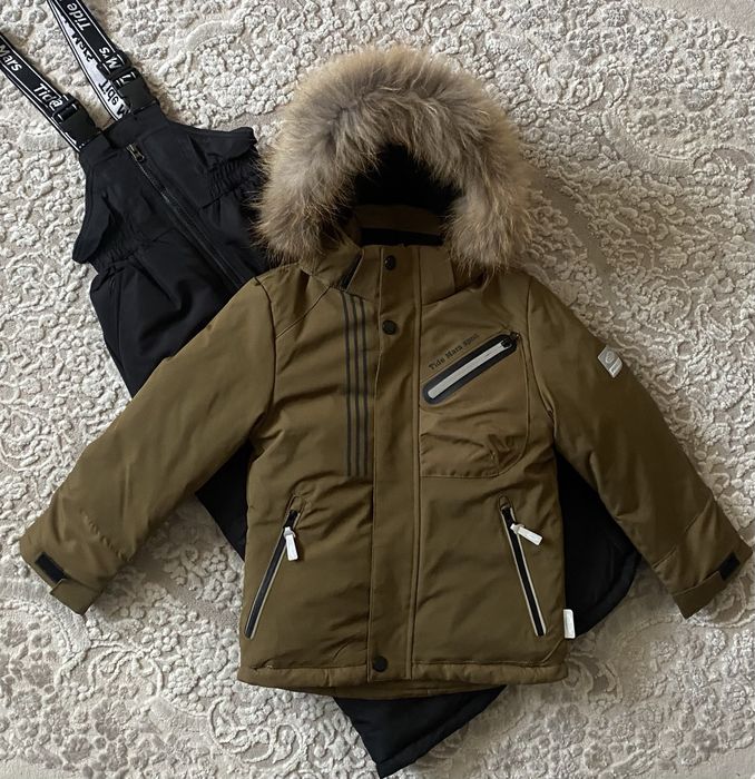 Дитячий зимовий мембранний термокомбінезон на хлопчика 116-134HR.Reimo