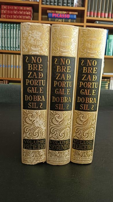 Nobreza de Portugal e Brasil mais Armorial Lusitano 4 Volumes
