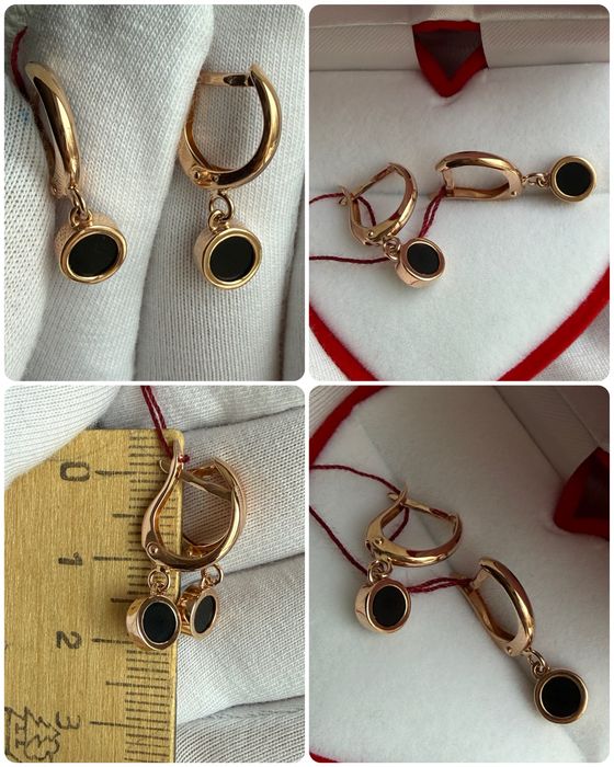 Сережки золото 585