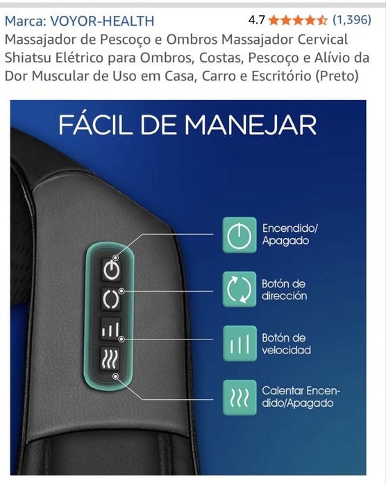 Massajador cervical