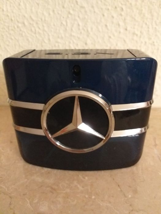 Frasco Perfume Vazio Com Caixa "Mercedes"