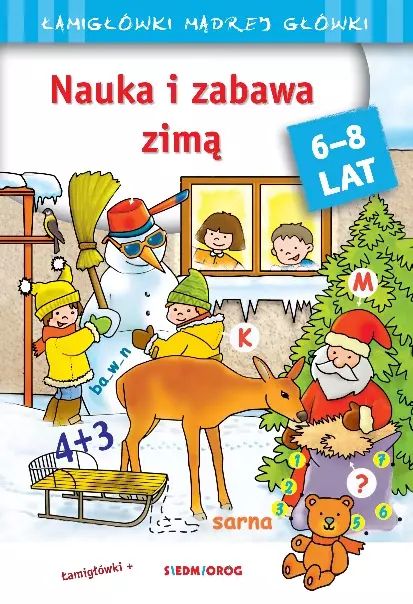 Łamigłówki mądrej główki. Nauka i zabawa zimą. Siedmioróg. Nowy Produkt
