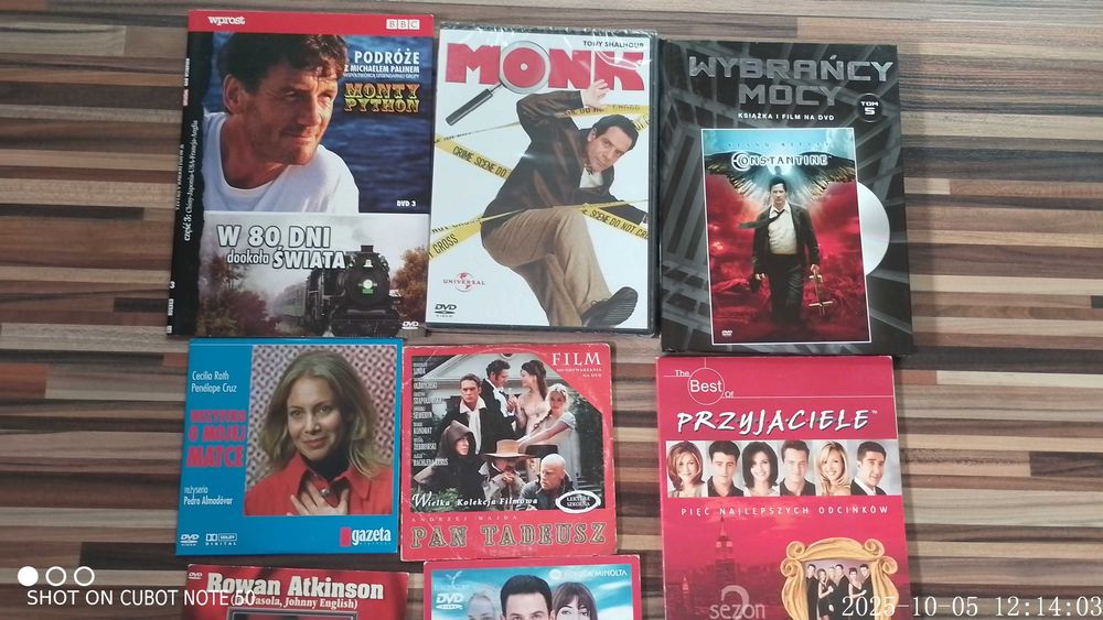 Wyprzedaż kolekcji, filmy DVD na sztuki