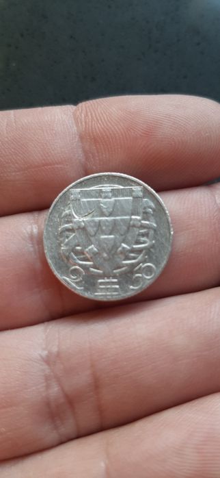 Moeda republica portuguesa 1942 prata