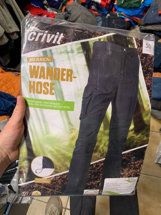 Штани брюки туристичні сірі тактичні карго німецькі нові тонкі літні