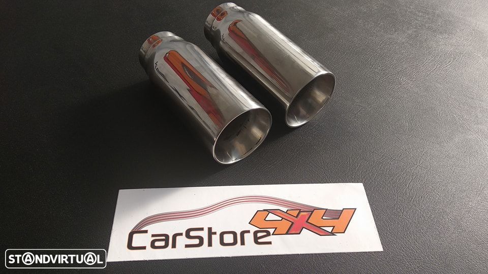 Ponteira de escape Inox Redonda76mm