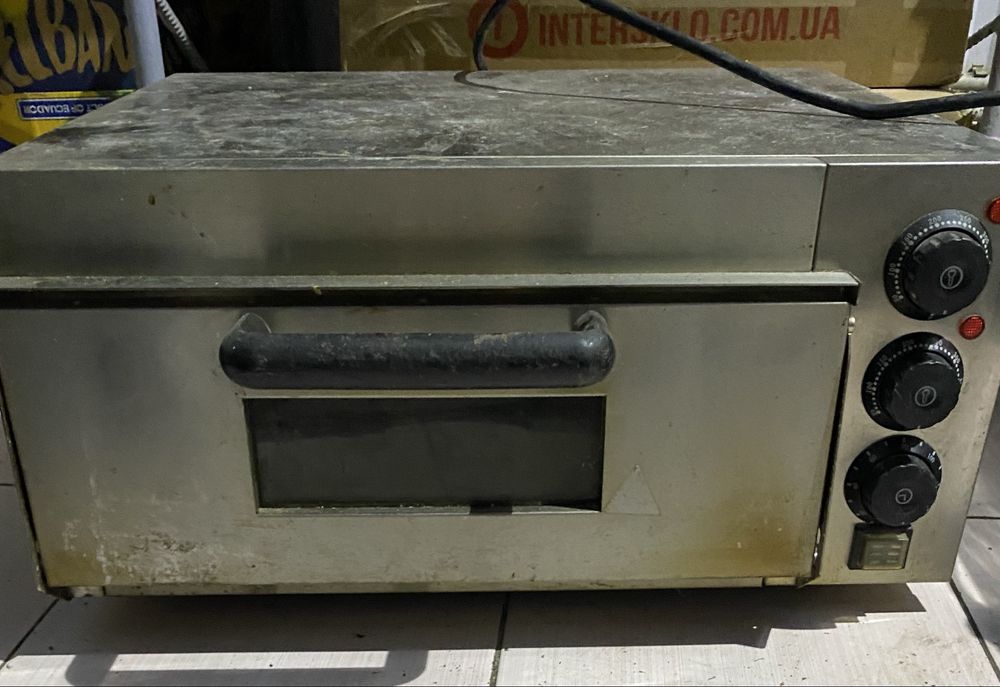 Пічи для піци однокамерна та двокамерна