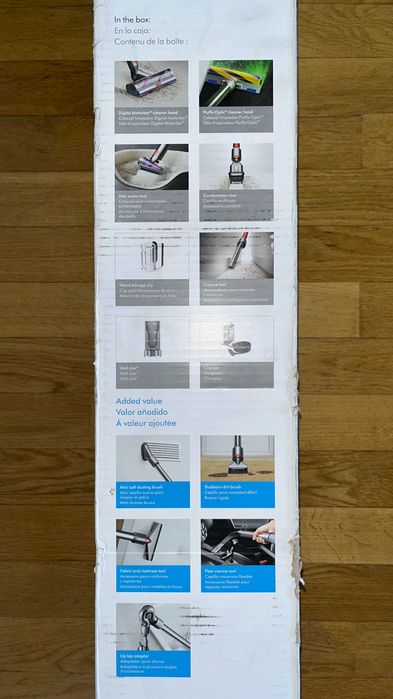 Пылесос Dyson V15 Detect Total Clean Extra NEW (10 насадок)