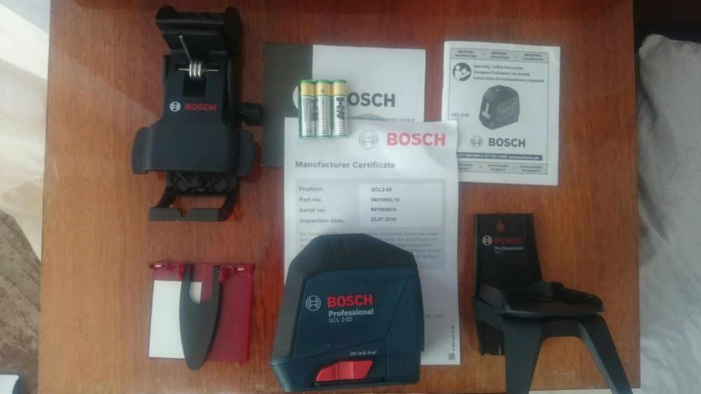 Лазерный уровень нивелир BOSCH GCL2-55 PROFESSIONAL