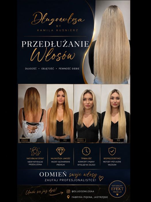 Przedluzanie, zageszczanie oraz rekonstrukcja wlosow, SZKOLENIA !