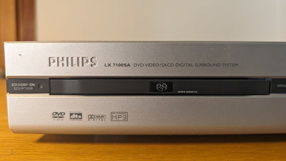 Leitor de CD e Sacd Super Audio CD Philips Lx7100sa Match Line