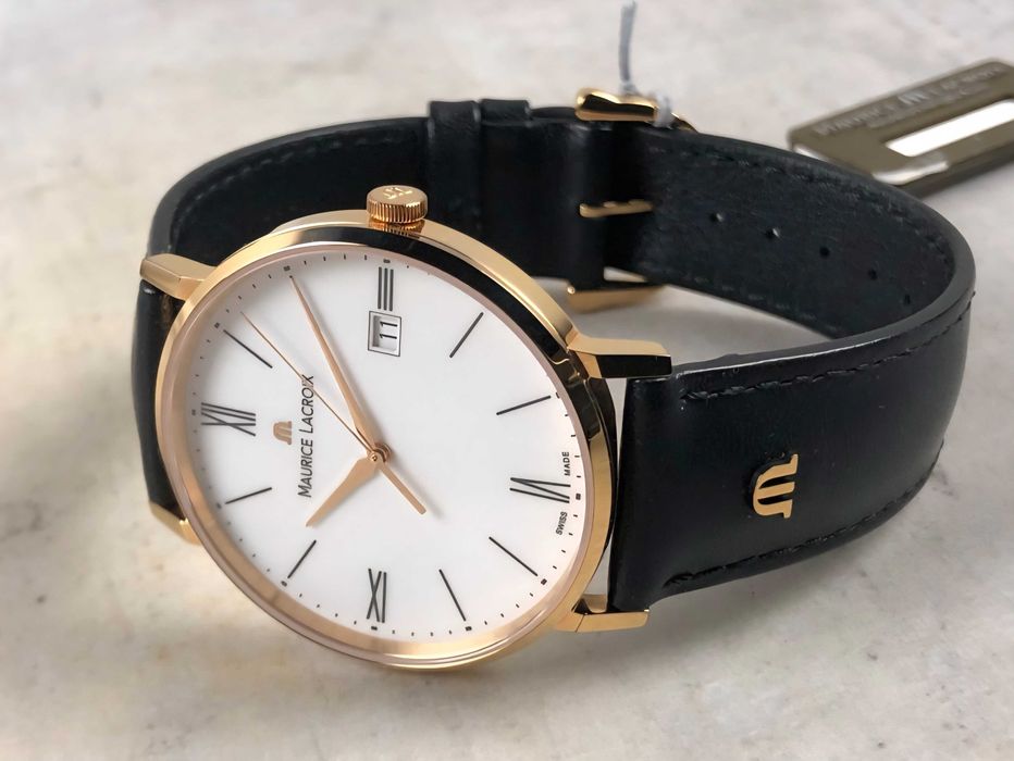 relógio Maurice Lacroix Eliros Date EL1087 totalmente novo