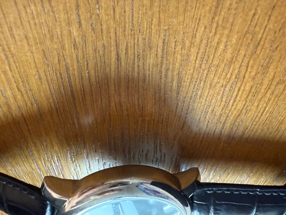 Męski zegarek Emporio Armani - skórzany pasek, model AR 0428