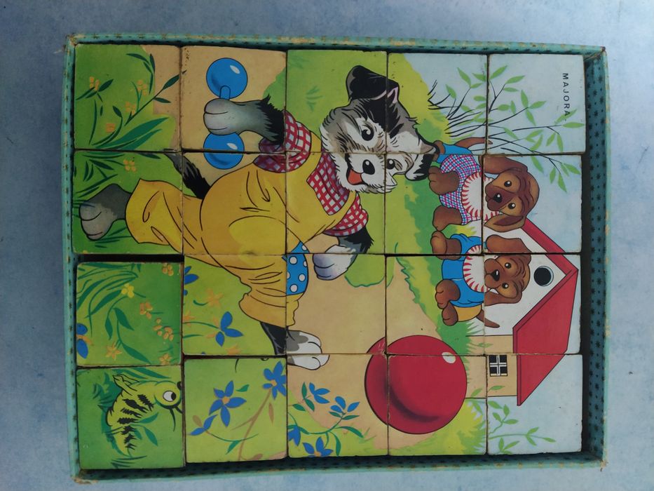 Puzzle 20 Cubos de madeira da Majora - Ref. 204