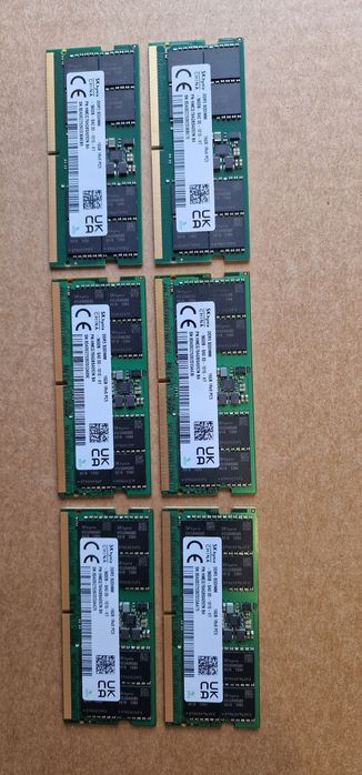 Pamięci RAM SODIMM DDR5 32GB 5600MHz (2x16GB)