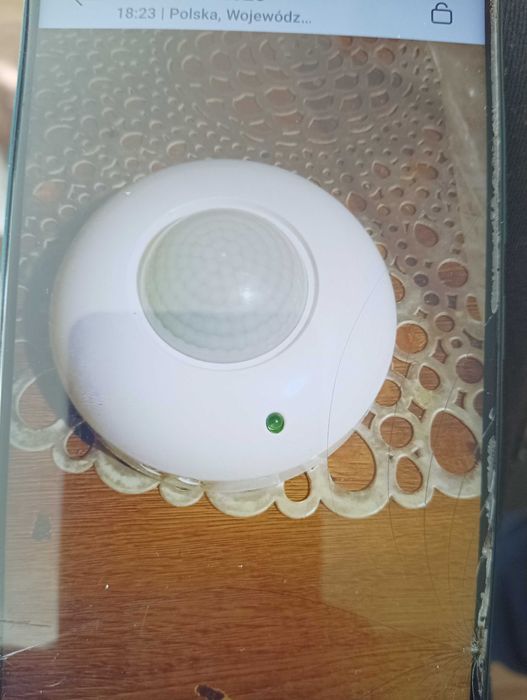 Czujnik ruchu bialy 2sztuki