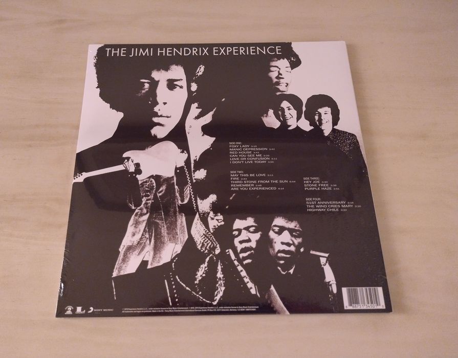 Jimi Hendrix vinil duplo "Are you experienced" novo