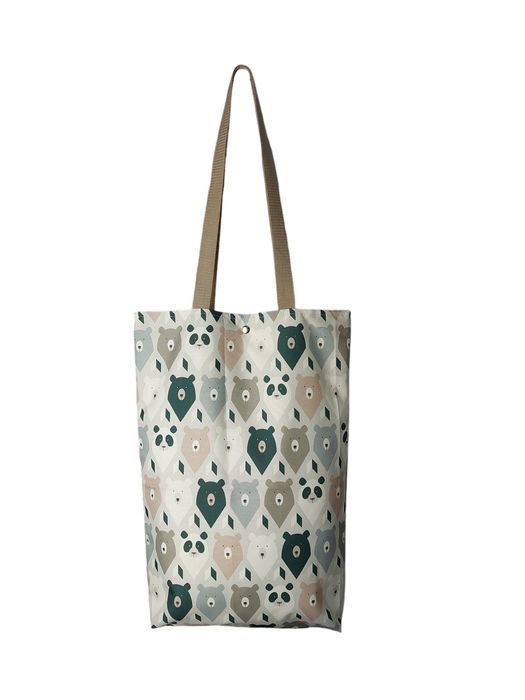 Torba zakupowa, plażowa, miśki, handmade