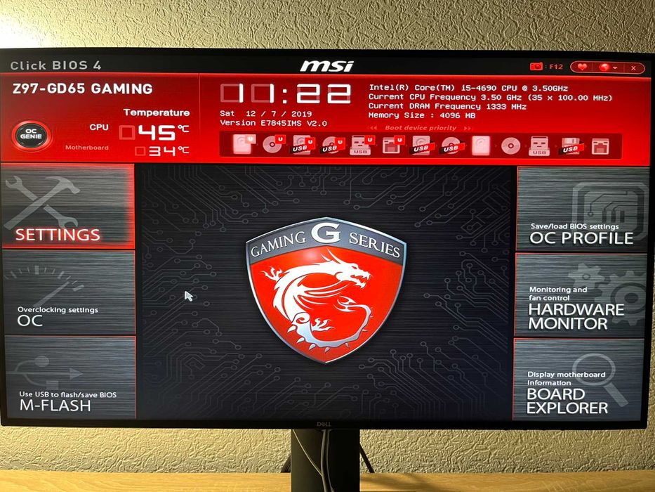 MSI Z97-GD65 Gaming s1150 / Intel i5-4690 / 12GB DDR3