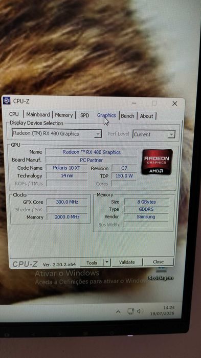 Amd radeon RX 480 sapphire 8GB placa grafica
