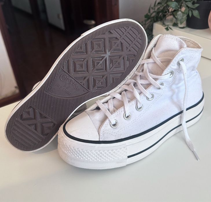 Converse All Star brancas tamanho 36