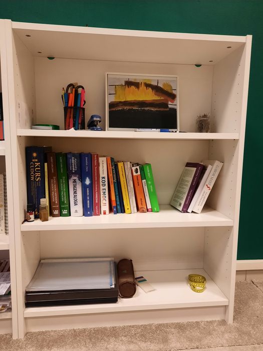 Biały regał IKEA BILLY została 1 sztuka