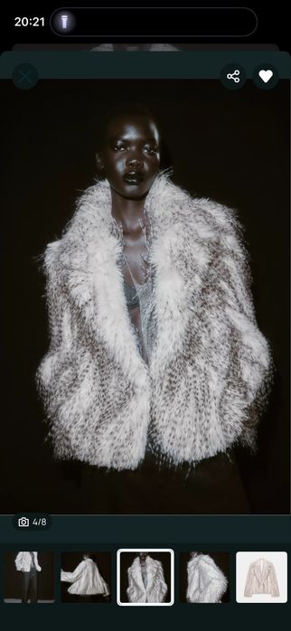 Шуба Zara розмір S шубка